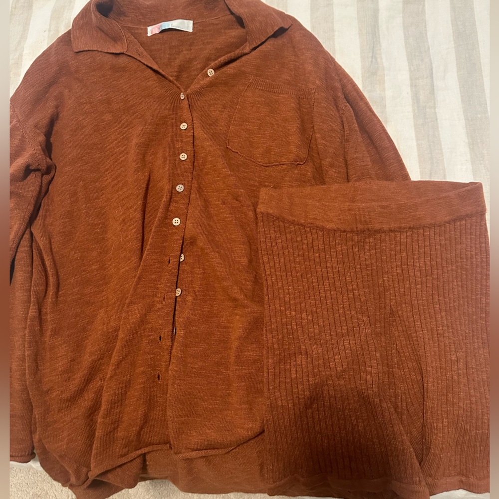 Free people sweater set